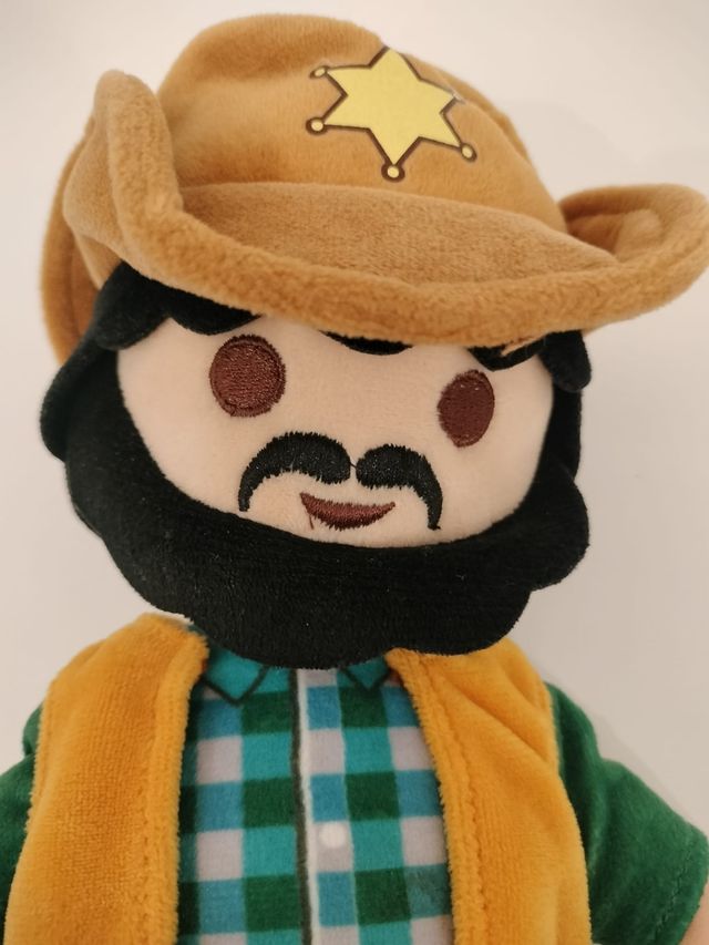 Vaquero peluche playmobil