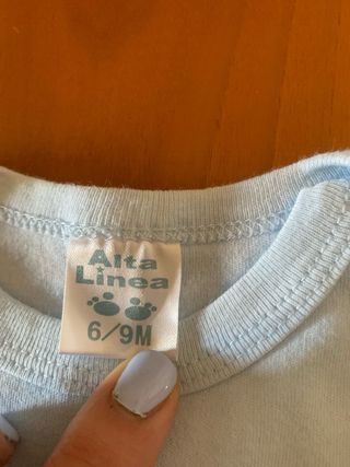 Body bimbo   Alta linea.  6/9 mesi