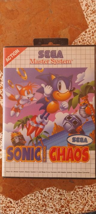 Juego Sonic para Master simtem