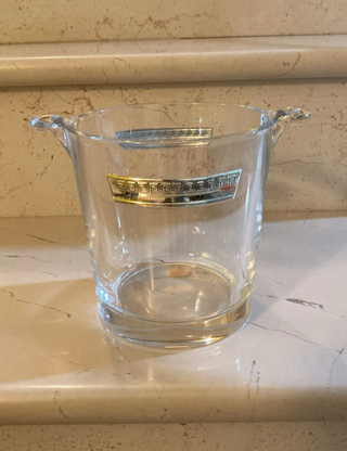 portaghiaccio con placca in argento