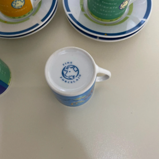 12 tazze da caffè vintage