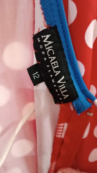 Traje de flamenca niña Micaela Villa