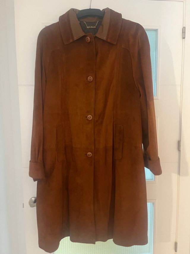 Abrigo piel nuevo pecari leather genuine