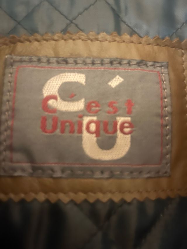 Abrigo piel nuevo pecari leather genuine