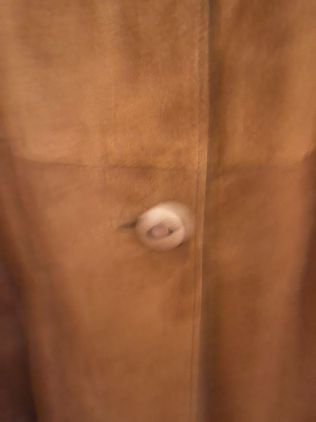 Abrigo piel nuevo pecari leather genuine