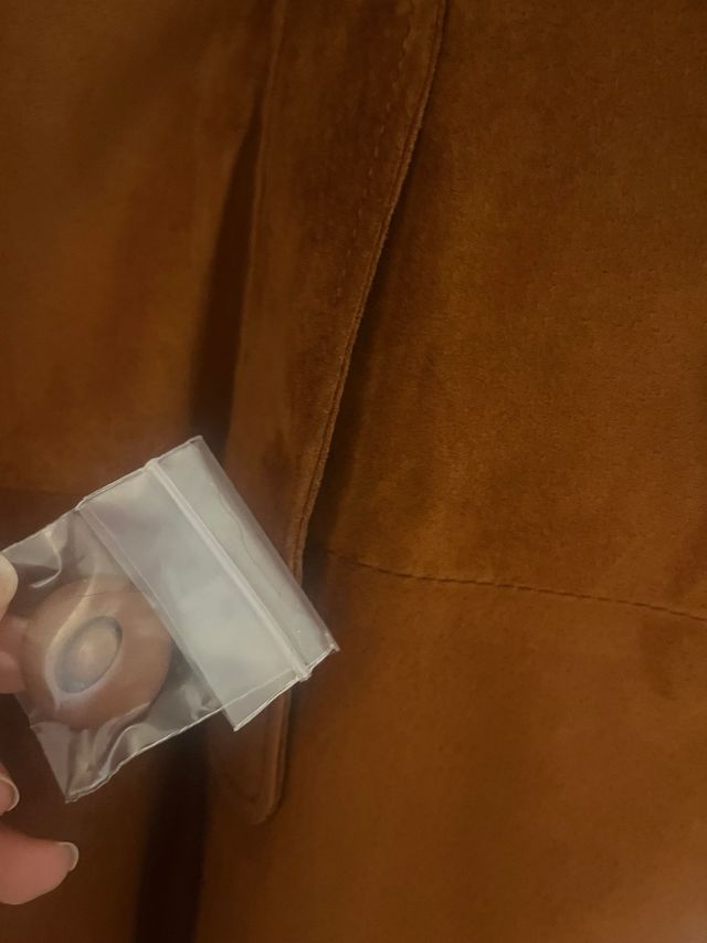 Abrigo piel nuevo pecari leather genuine