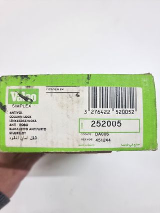 Clausor antirrobo CITROEN BX ->86