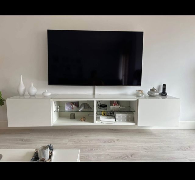 estanteria pared salon