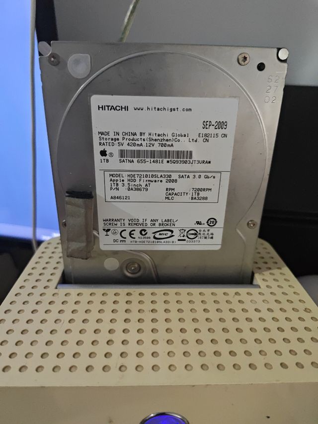 Disco duro Apple Hitachi 1tb