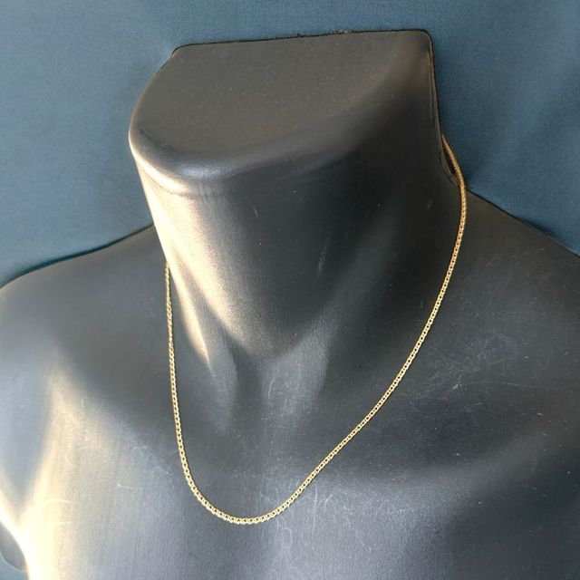 Collar Doble Barbado Italiano 2.00  Oro 18 Kilates