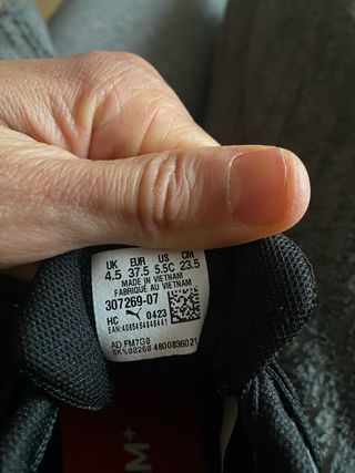 Zapatillas puma niño talla 37.5