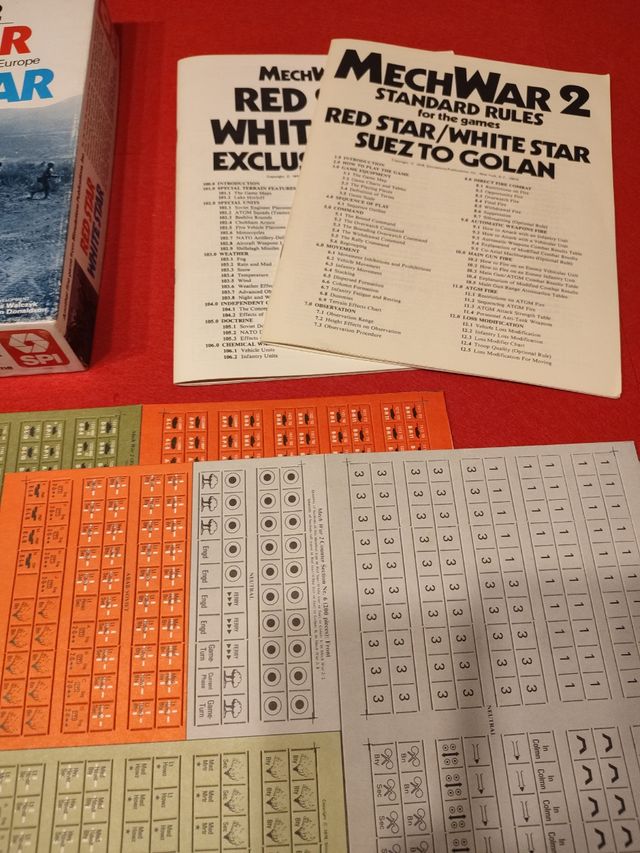 Red Star White Star SPI games wargame