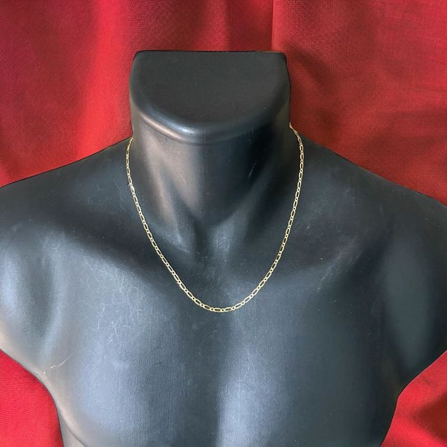 Collar 1x1 6 Caras Italiano 3.00 mm Oro 18 Kilates