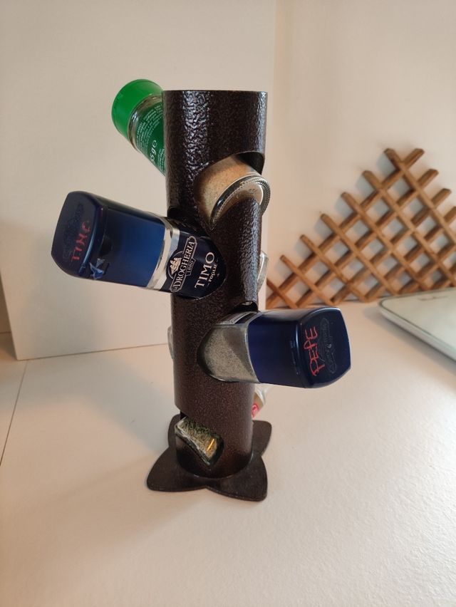 Porta spezie metallo acciaio