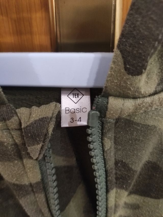 Sudadera infantil cremallera