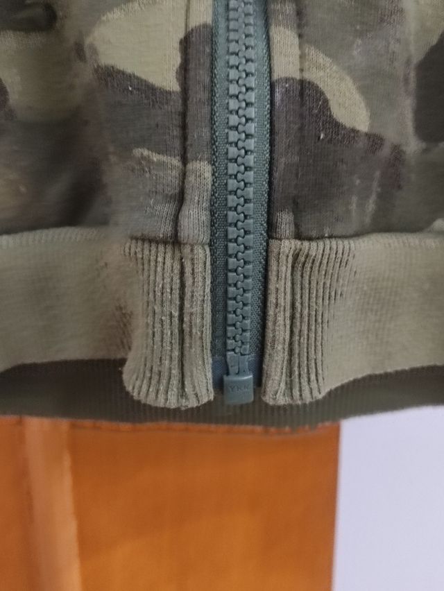 Sudadera infantil cremallera