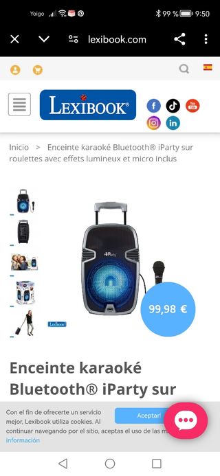 Karaoke portátil Party