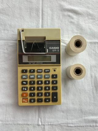 Calculadora Vintage Casio SR5