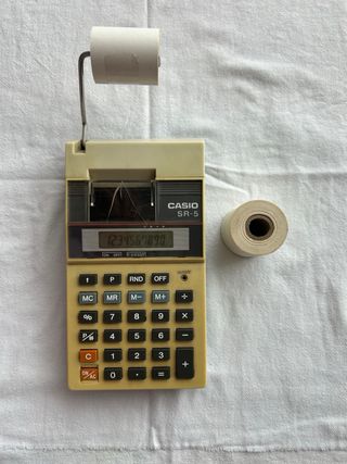 Calculadora Vintage Casio SR5