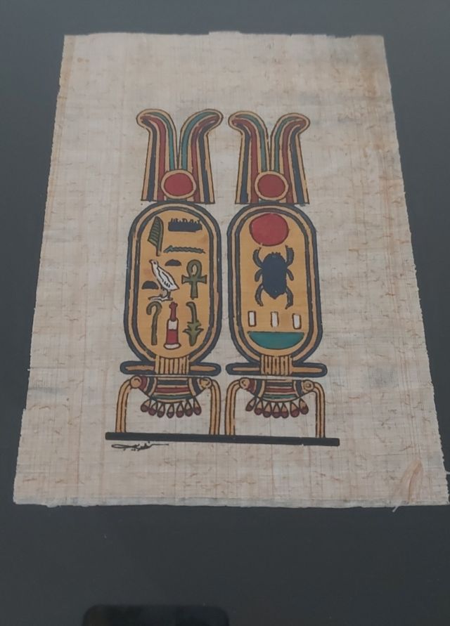 Quadro con papiro Egitto