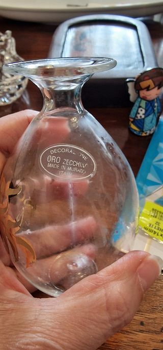 Vaso vetro di murano 