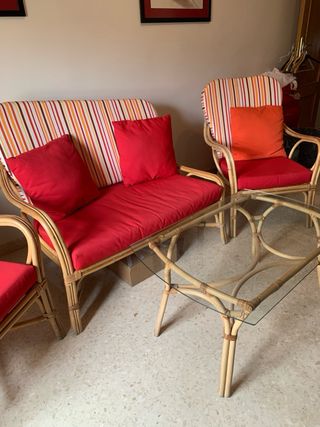Conjunto terraza 4 piezas