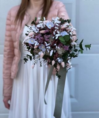 Ramo de flores silvestres preservadas