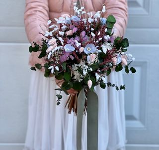 Ramo de flores silvestres preservadas