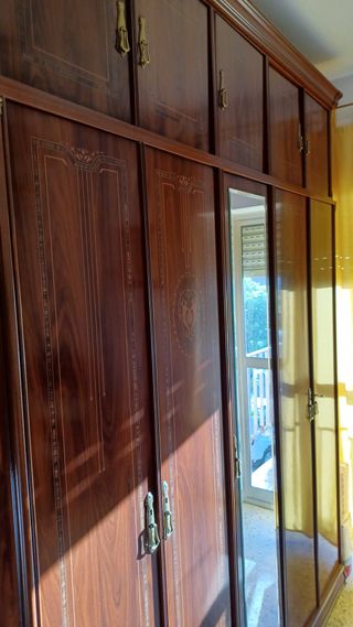 Dormitorio de matrimonio madera CAOBA