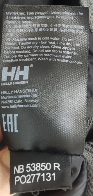 Chaqueta hombre helly hansen