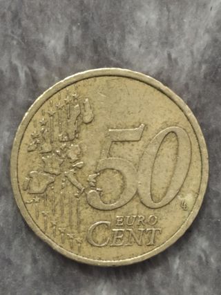 Moneda de cincuenta centésimas de euro