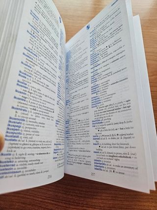 Diccionario euskera, ingles