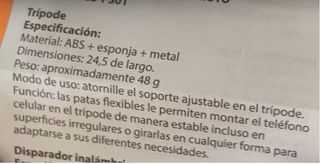 Trípode con bluetooth. Nesquik.