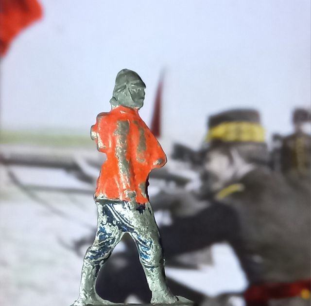 DRAGON SOLDADO PLOMO Años 40 S XX