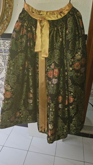 Traje Fallera: Azul & Multicolor