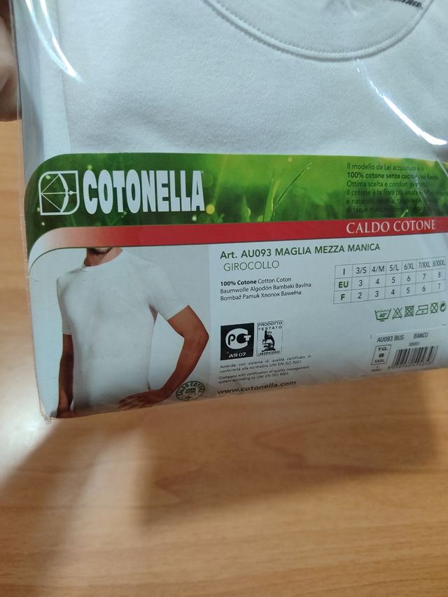 Maglia uomo mezza manica nuova