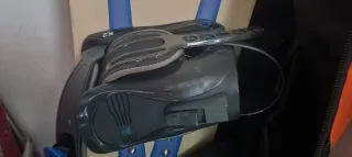 Tabla snow con sujeciones y funda.1'60