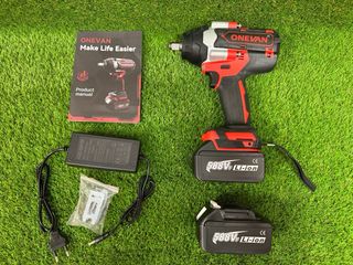 Llave de impacto 1800 n.m 2 baterias