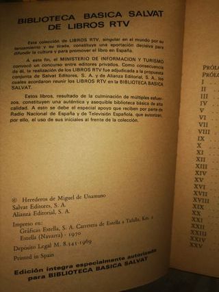 Colección RTV de LIBROS LITERATURA española.