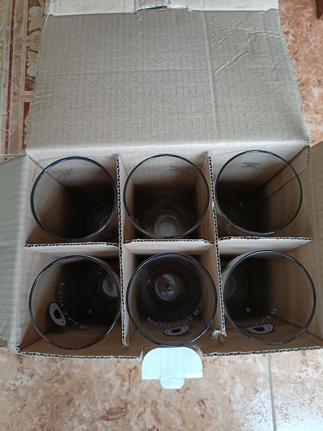Lote 6 vasos cerveza Paulaner