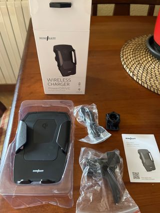 Cargador inalambrico coche. Mini Batt Power Drive.