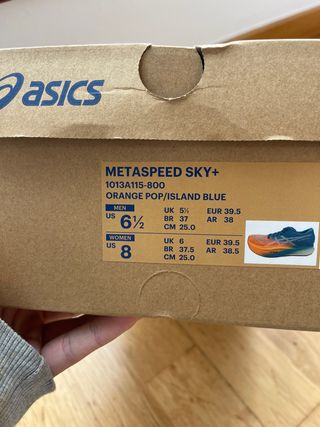 Asics Metaspeed Sky Plus Nuevas