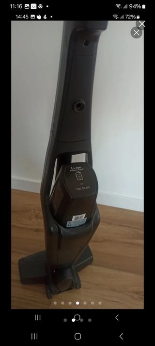 ASPIRADORA DE ESCOBA CON BATERÍA 🔋