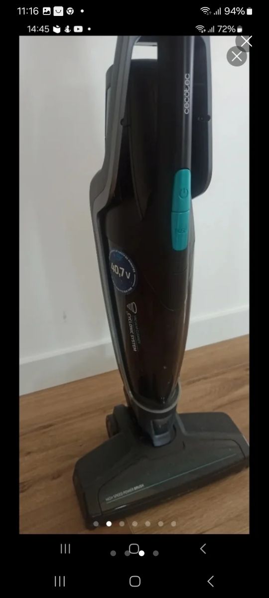 ASPIRADORA DE ESCOBA CON BATERÍA 🔋