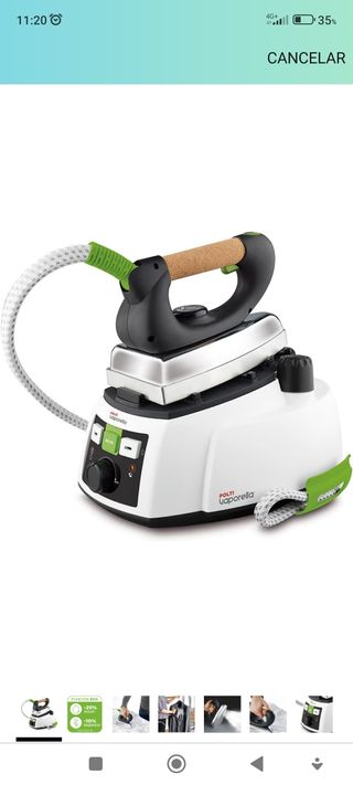 Plancha de vapor con calderin