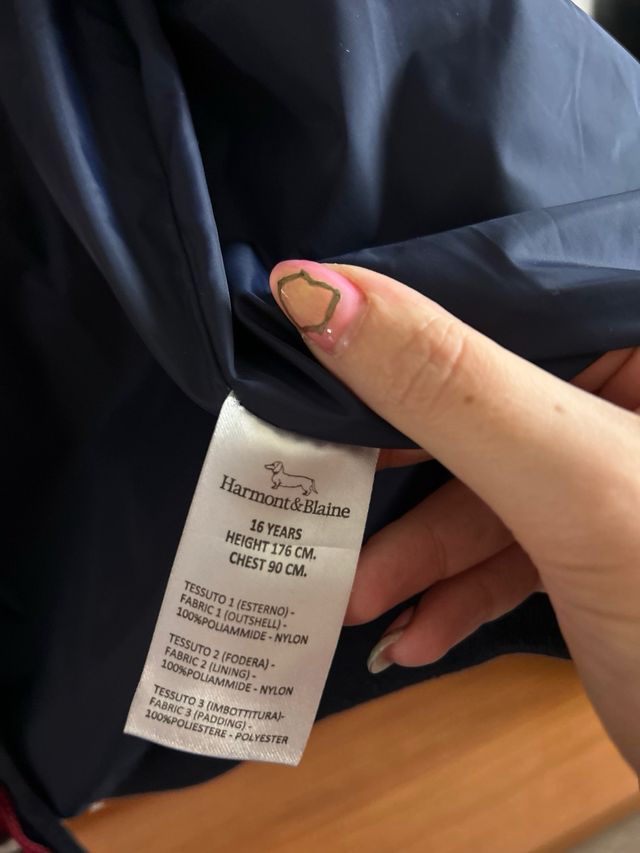 Piumino Harmont Blaine ragazzo 16 anni