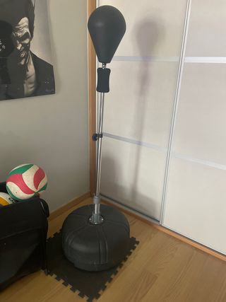 Saco boxeo Punching Ball Negro Adulto