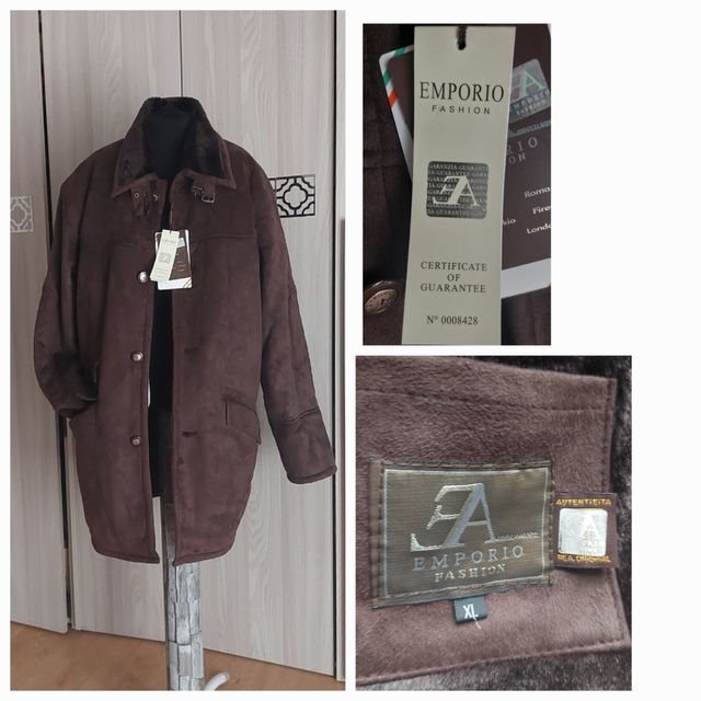 Giacca uomo effetto montone Nuovo