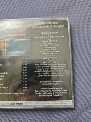 Luis Delgado CD precintado, sueño de Al-Zaqqaq