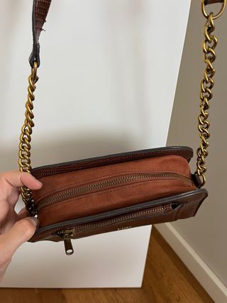 Bolso bandolera marrón parfois
